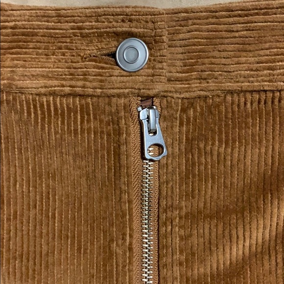 Wilfred Free aritzia brown camel cord zip skirt - Picture 3 of 4